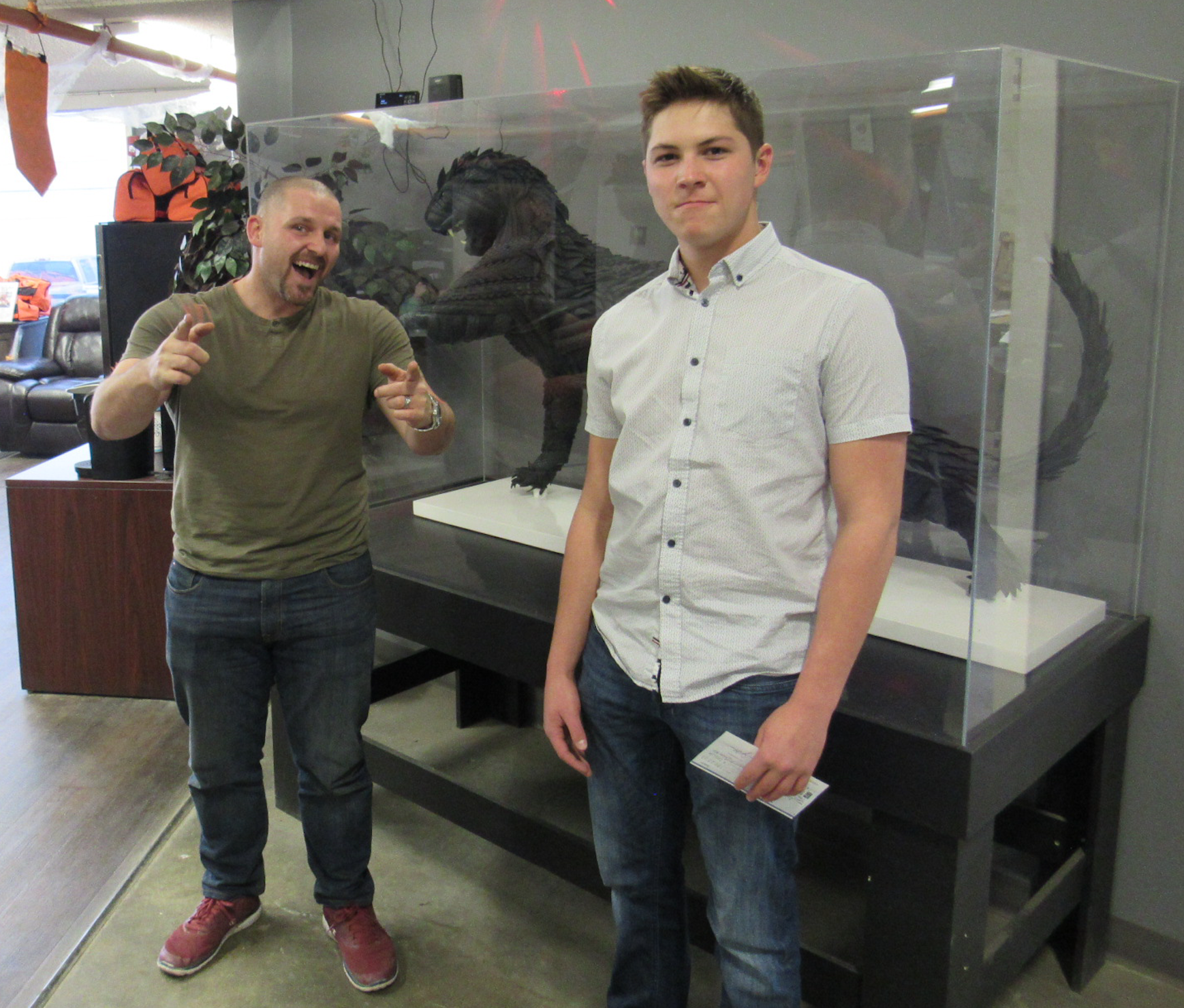 Joseph, winner of the a scholarship at Nothing But Tires