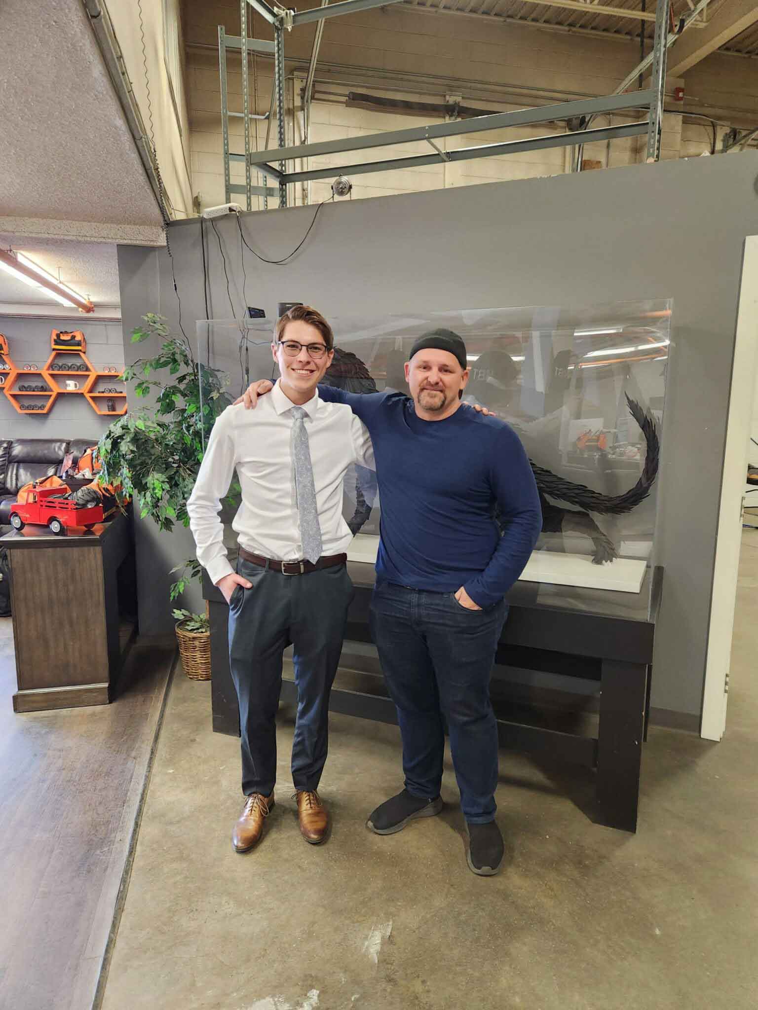 Joseph, Nothing But Tires employee, graduating